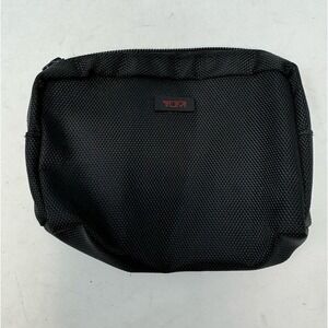 Tumi Black Ballistic Nylon Cosmetic Pouch Case Only Zipper Pouch Delta Packable